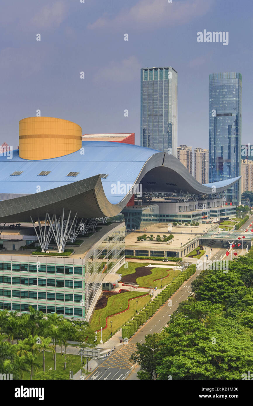 Voir au centre municipal, Shenzhen, Banque D'Images