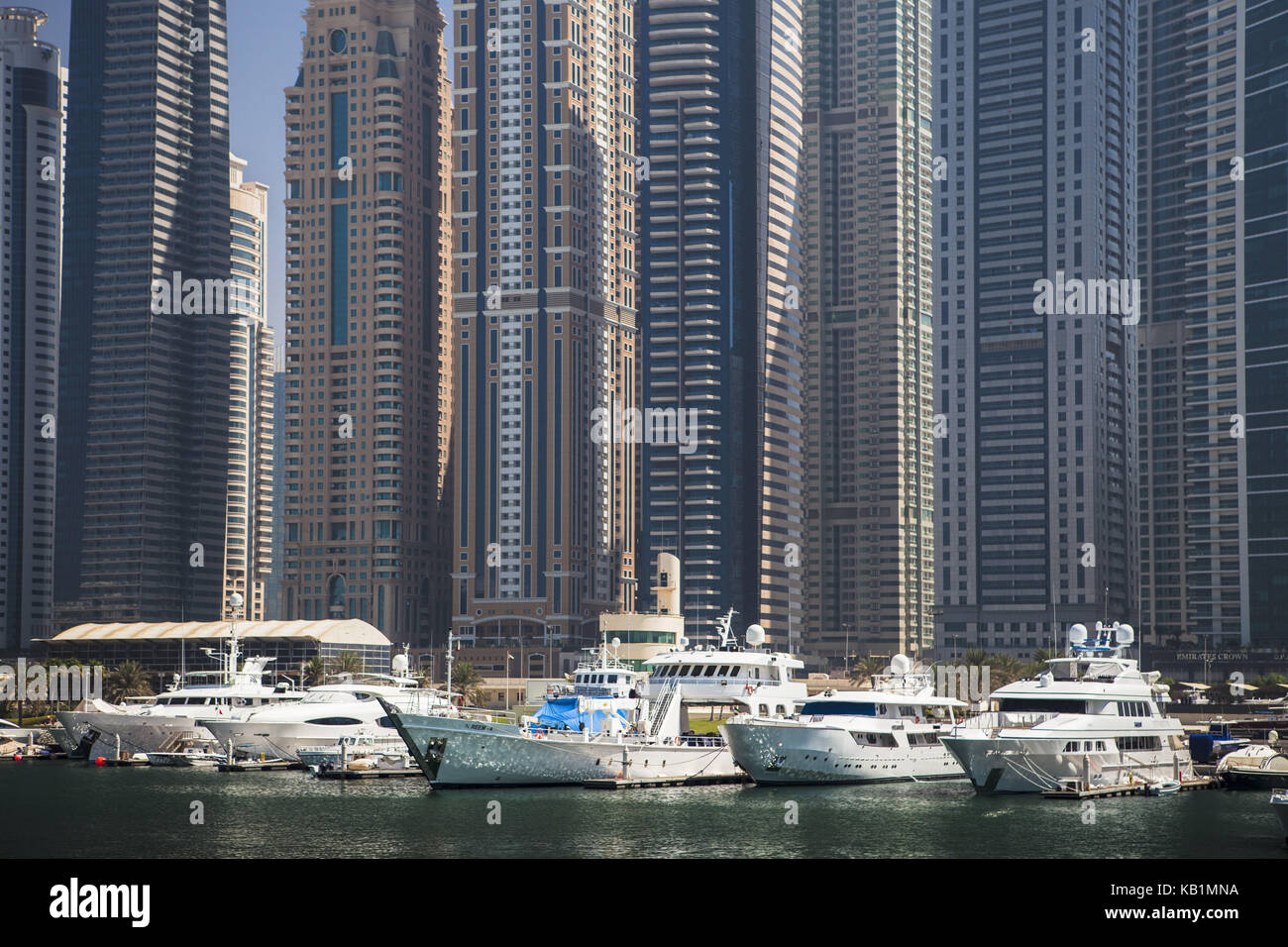 Port de plaisance de Dubaï, Banque D'Images