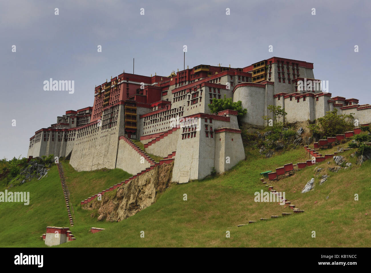Réplique du palais de Potala, la Chine splendide parc, shenzhin, Banque D'Images