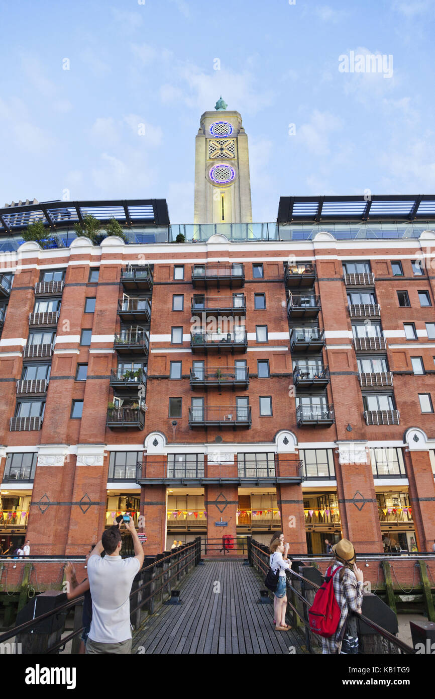 L'Angleterre, Londres, South Bank, Southwark, Oxo Tower, Banque D'Images
