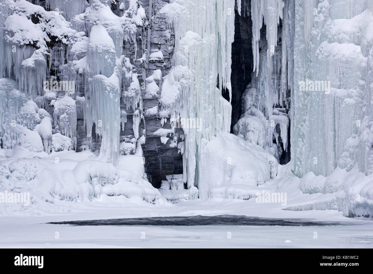 La Suède, au nord, la Laponie suédoise, abisko canyon, Banque D'Images