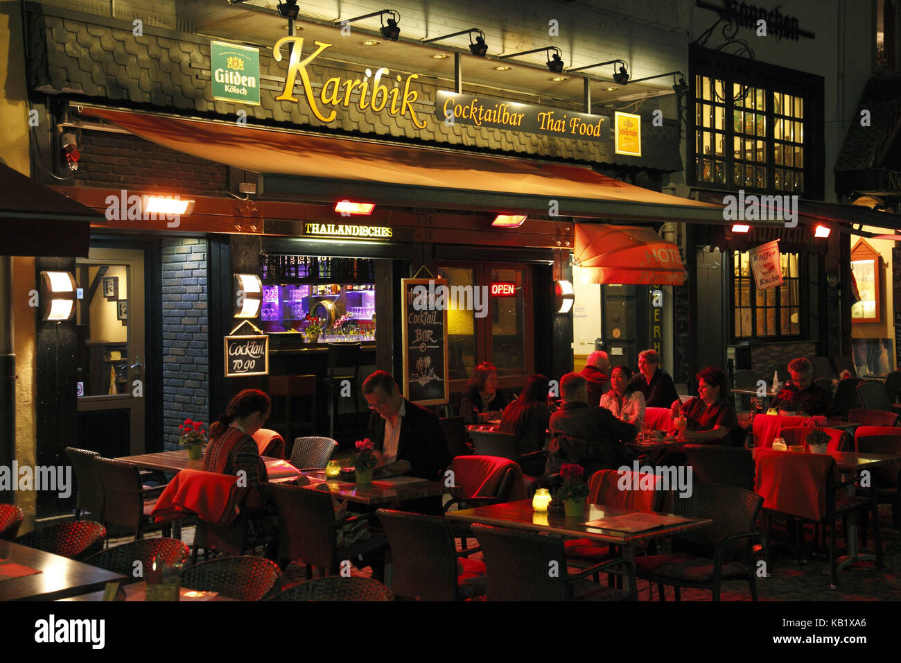 Le quartier de Martin dans la vieille ville de Cologne, Rhénanie-du-Nord-Westphalie, Allemagne, Banque D'Images