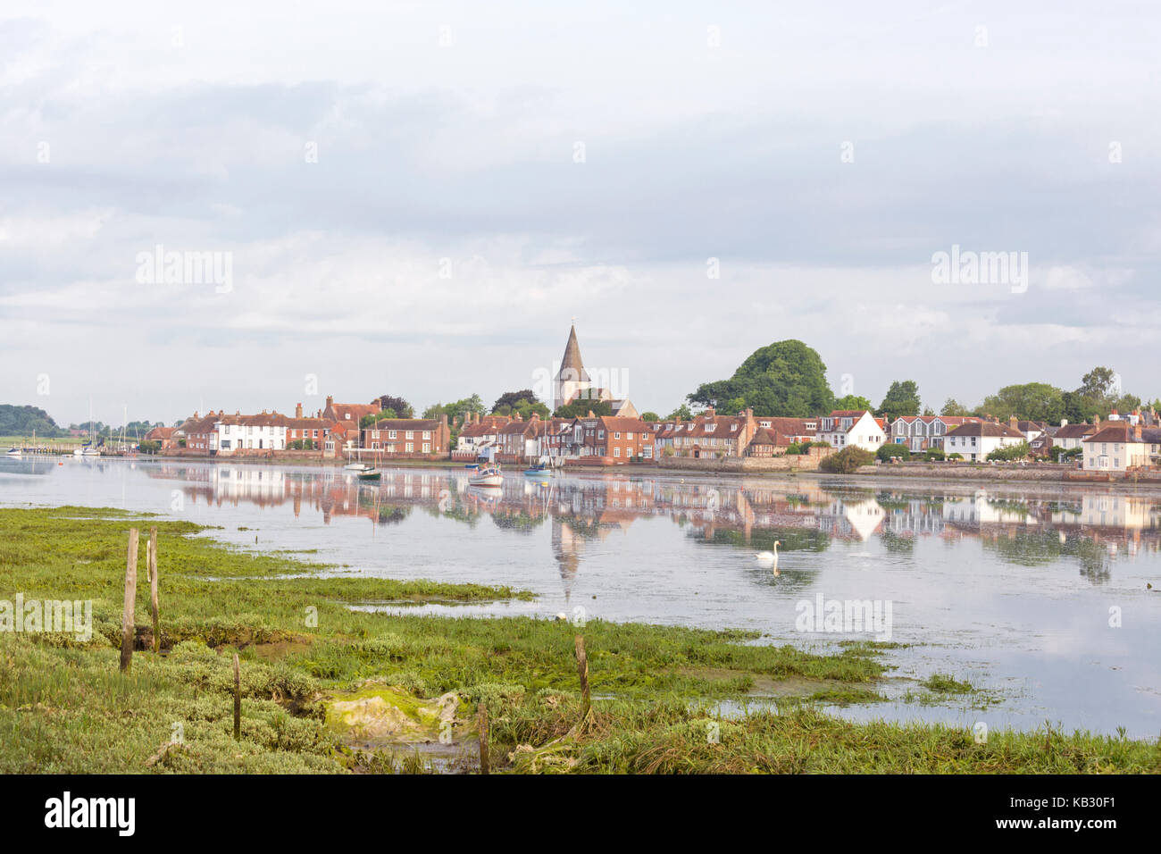 Bosham village et port de Chichester, West Sussex, England, UK Banque D'Images