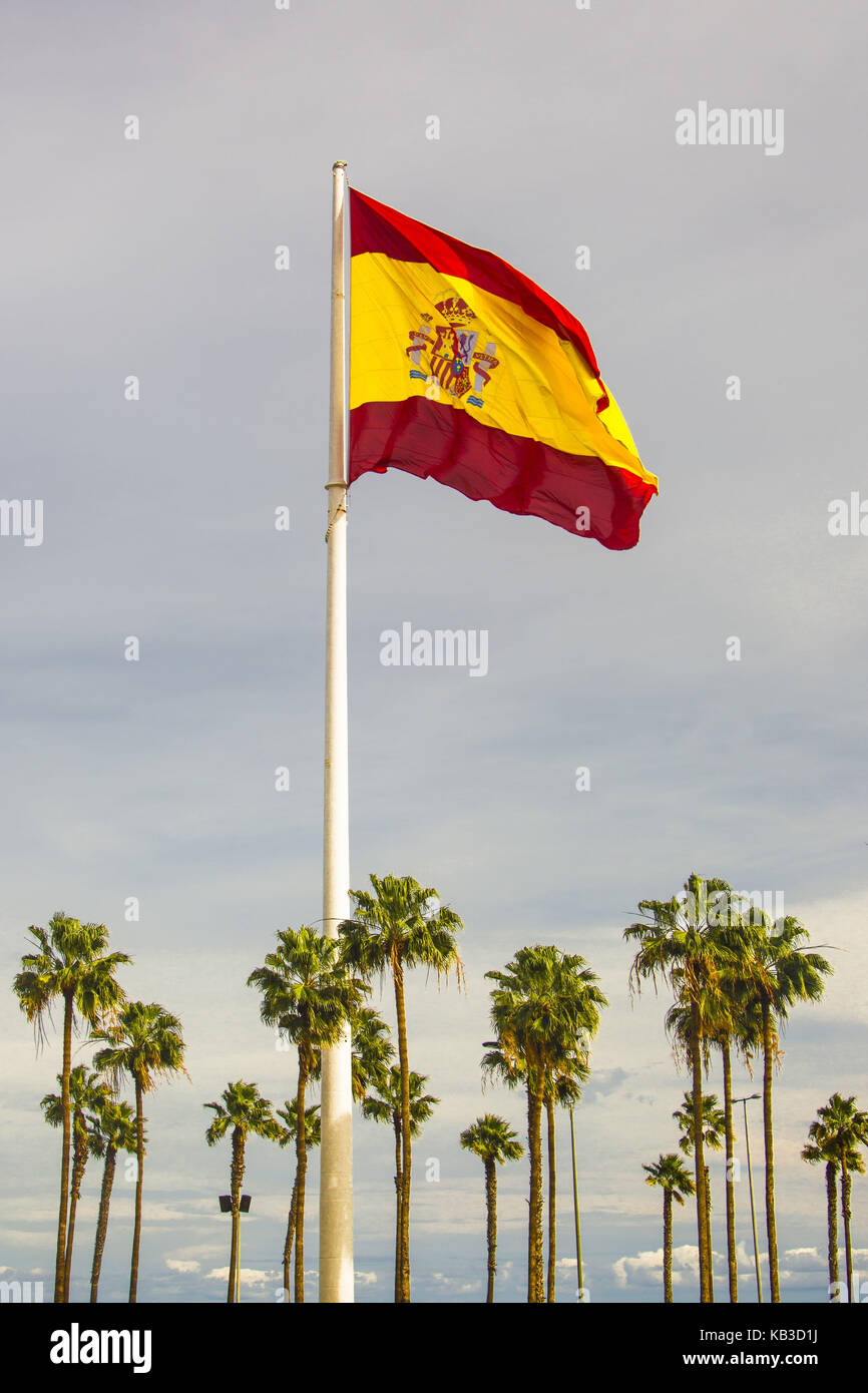 GRAN CANARIE Drapeau CANARIES LES Espagne Islas 75mm Autocollants Stickers x2