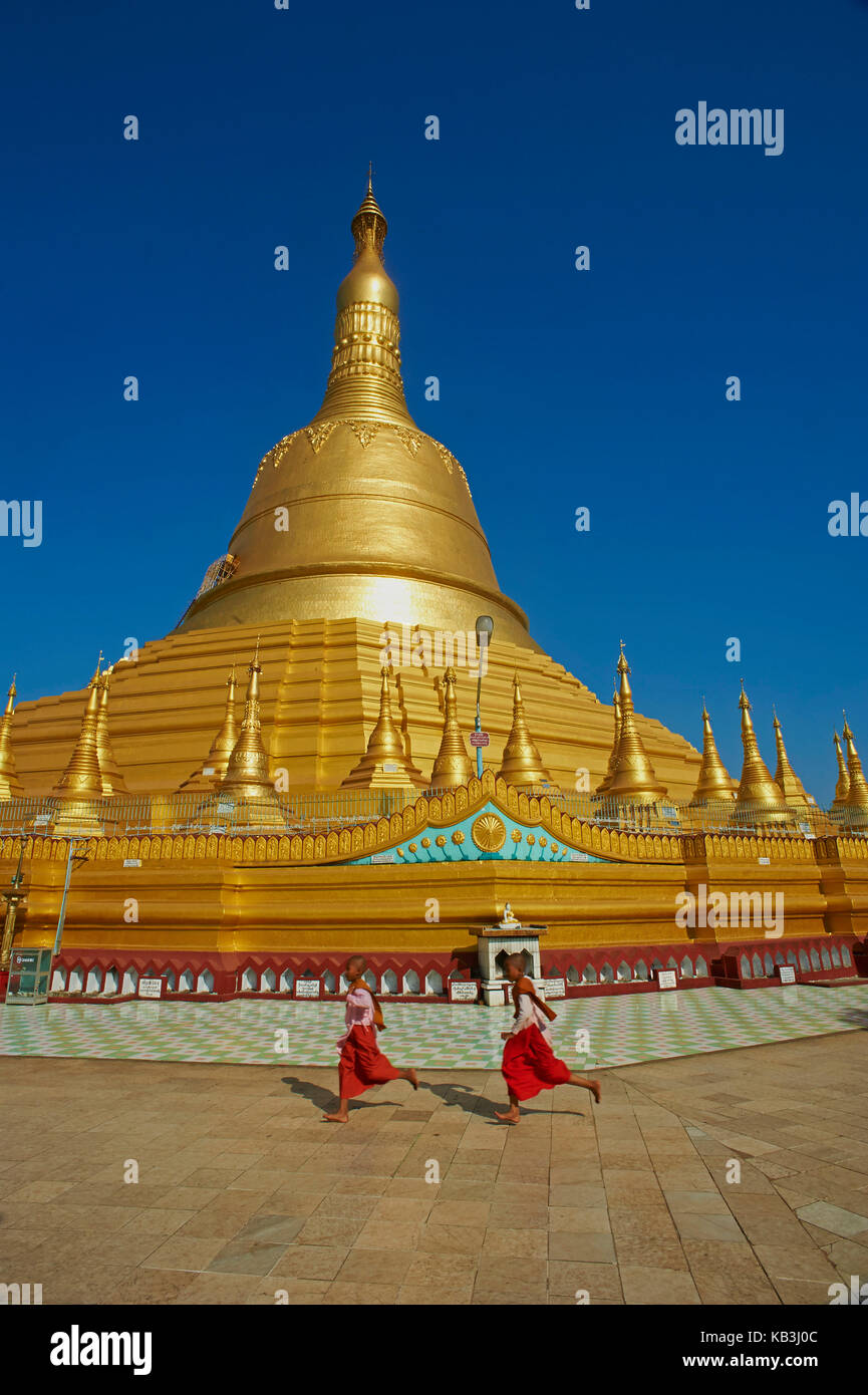 La pagode shwemawdaw, Myanmar, l'Asie, Banque D'Images