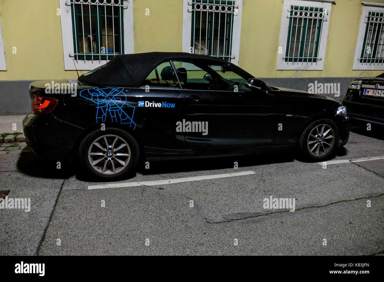 Voiture BMW partage DriveNow Banque D'Images