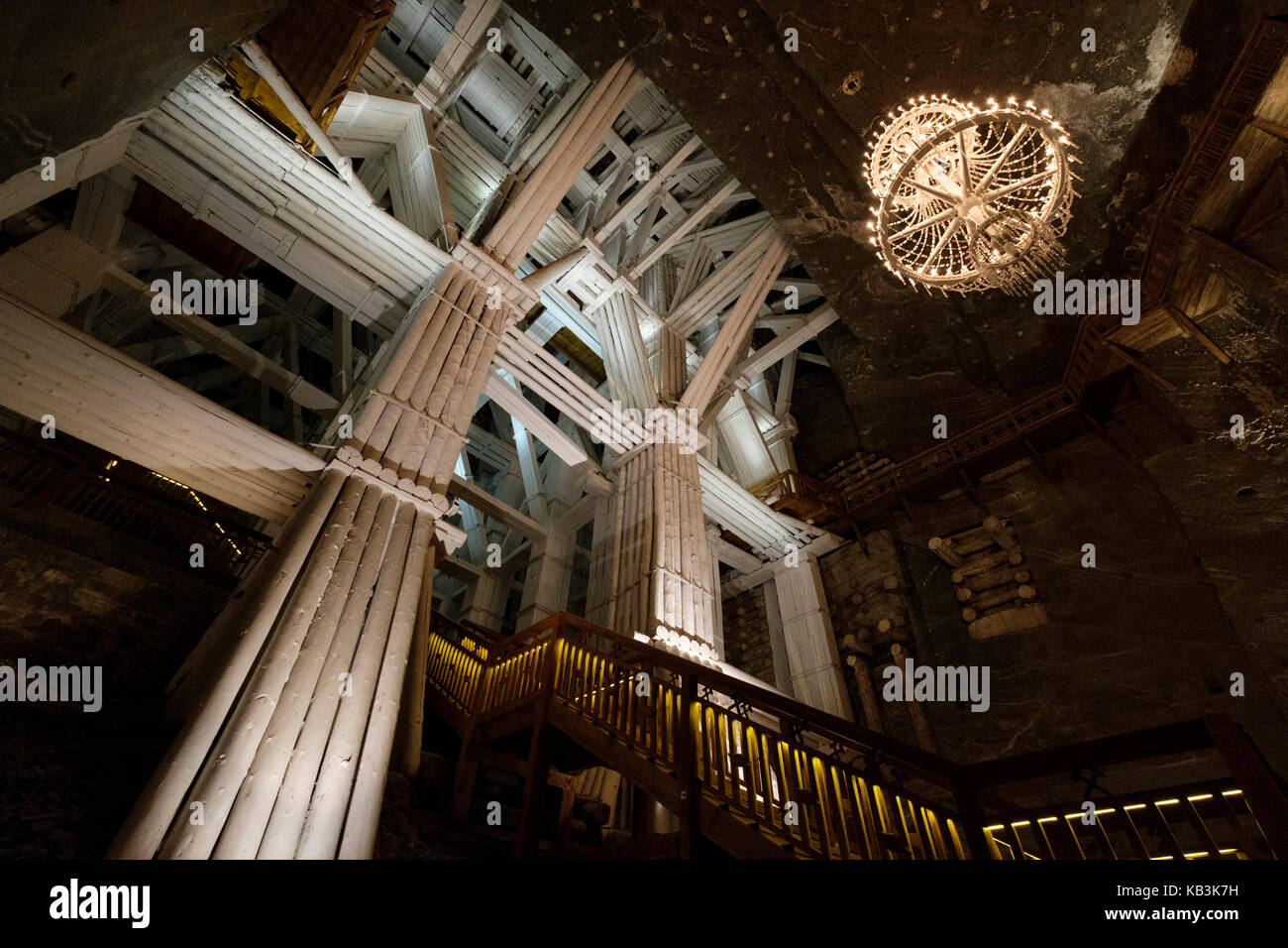 Mine de sel de Wieliczka, Pologne, Europe Banque D'Images