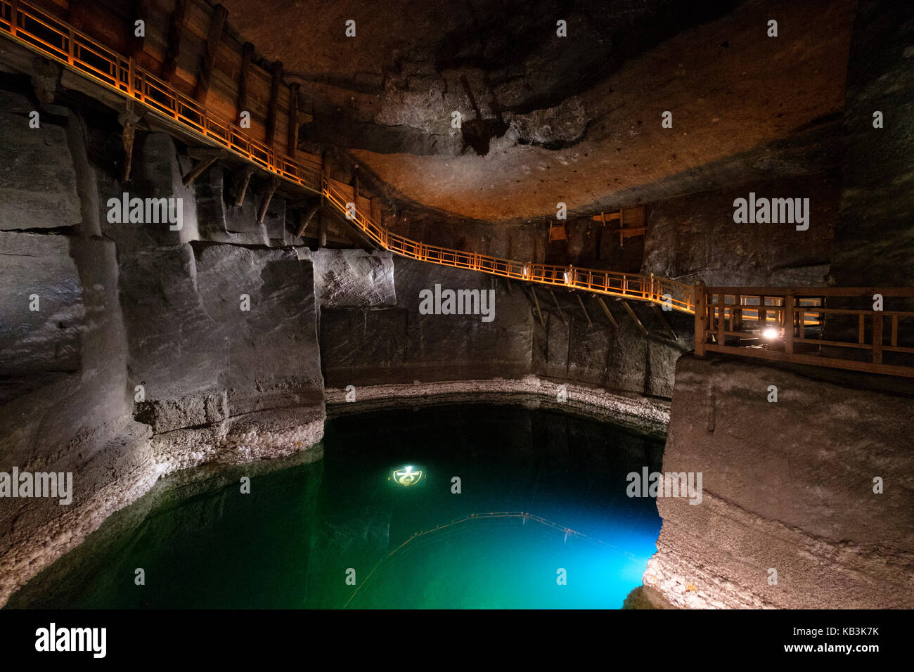 Mine de sel de Wieliczka, Pologne, Europe Banque D'Images