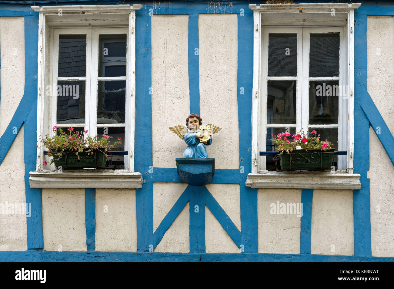 La France, Finistère, quimper, maison à colombages médiéval Banque D'Images