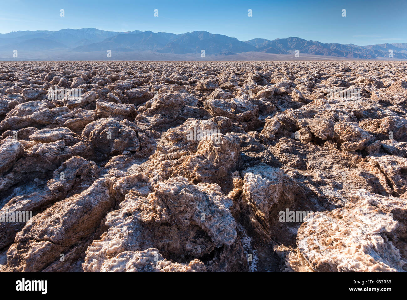 Piscine sel, badwater dans la vallée de la mort, Californie, USA Banque D'Images