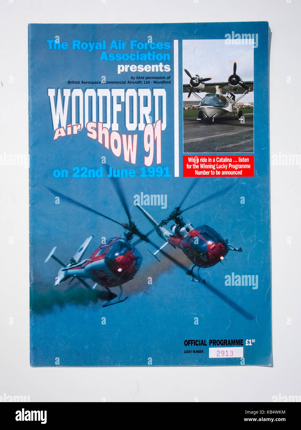 1991 woodford programme Airshow Banque D'Images