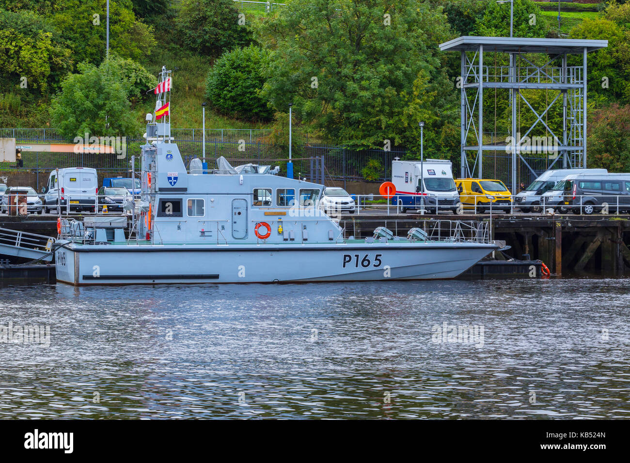 Par exemple hms amarré à hms calliope, Gateshead sur tyne Banque D'Images