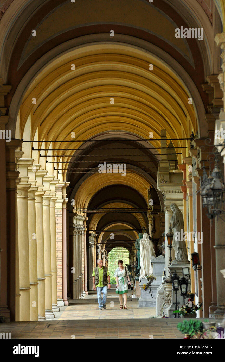 Croatie, Zagreb, mirogoj cemetery, l'un des plus grands d'Europe, voyage, Banque D'Images