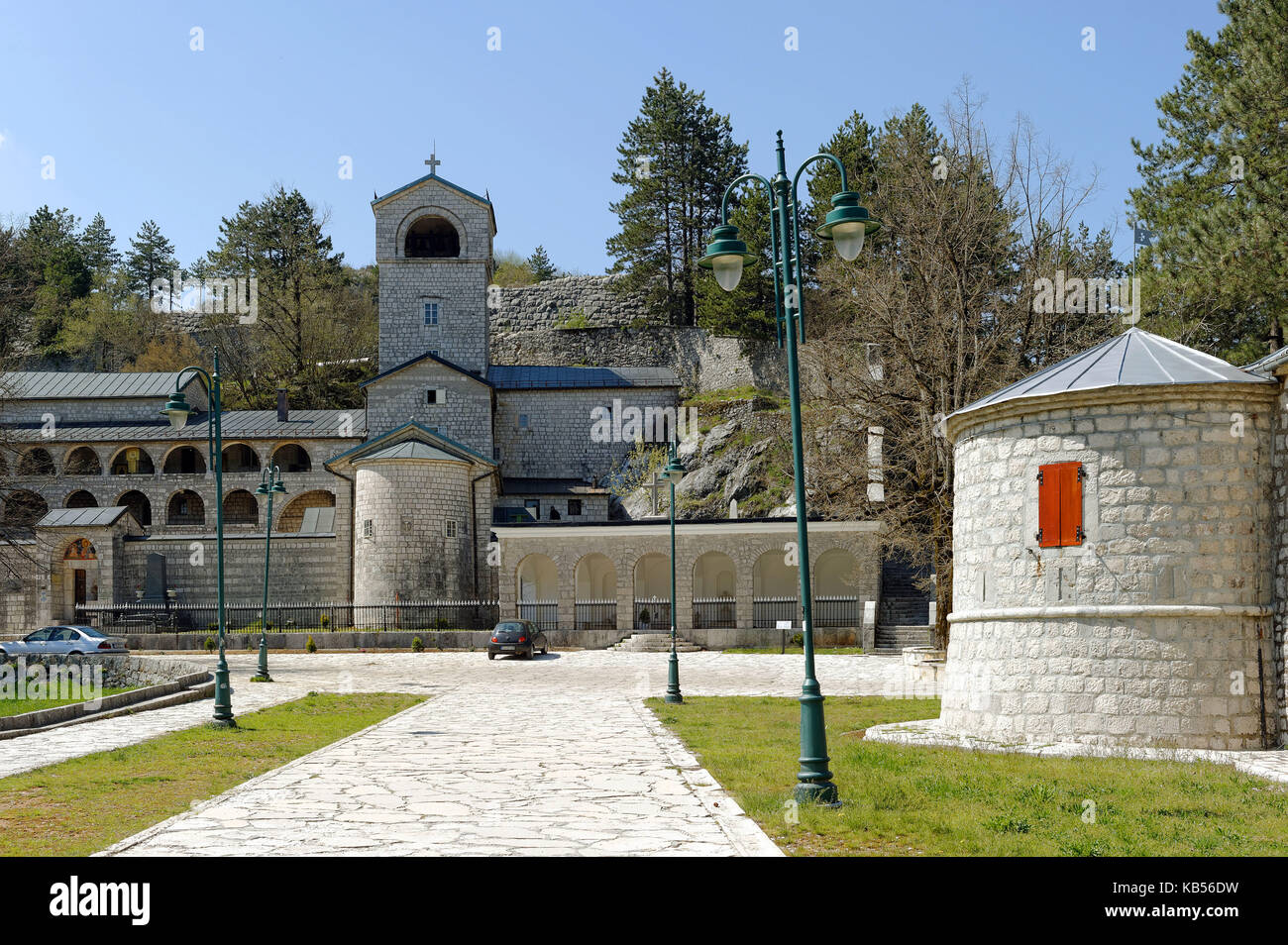 Le Monténégro, montagnes du nord, la ville de Cetinje, monastère de Cetinje Banque D'Images