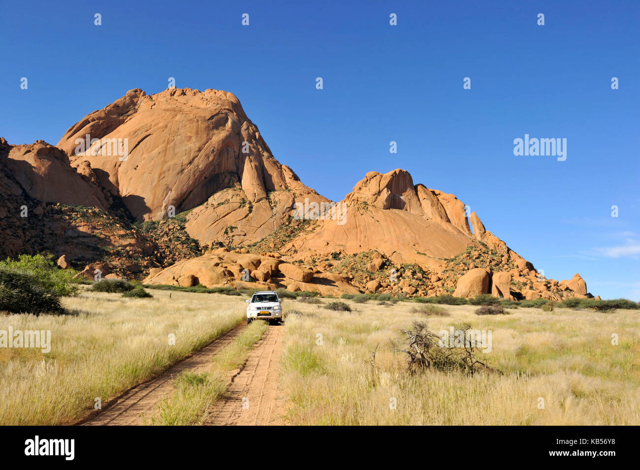 Namibie, Erongo, Damaraland, désert namibien, Spitzkoppe ou Spitzkop (1784 m) Banque D'Images