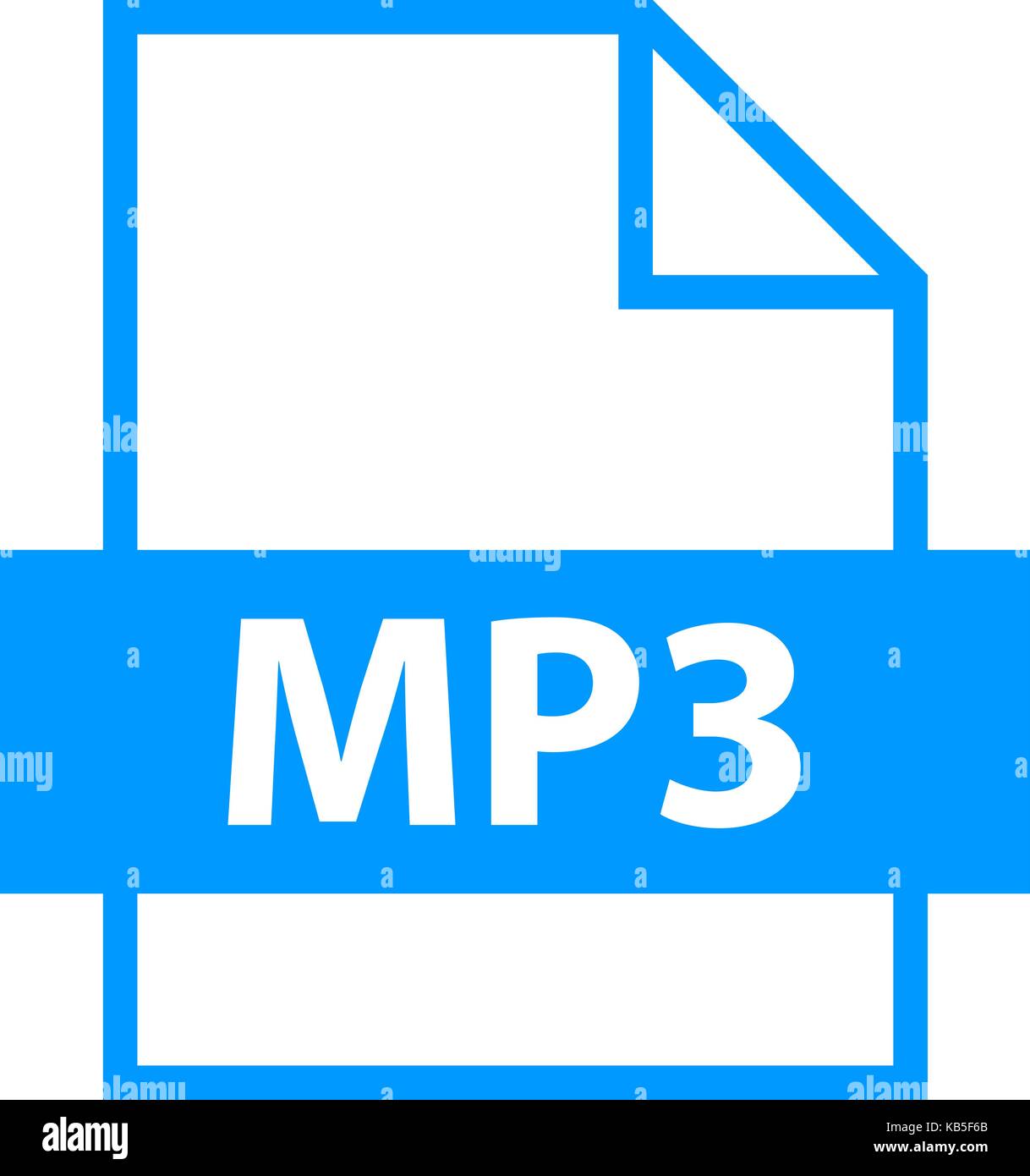 L'utiliser dans tous vos projets. L'icône de l'extension du fichier mp3  MPEG audio layer iii en télévision. style recolorable facile et rapide  forme. vector illustration Image Vectorielle Stock - Alamy