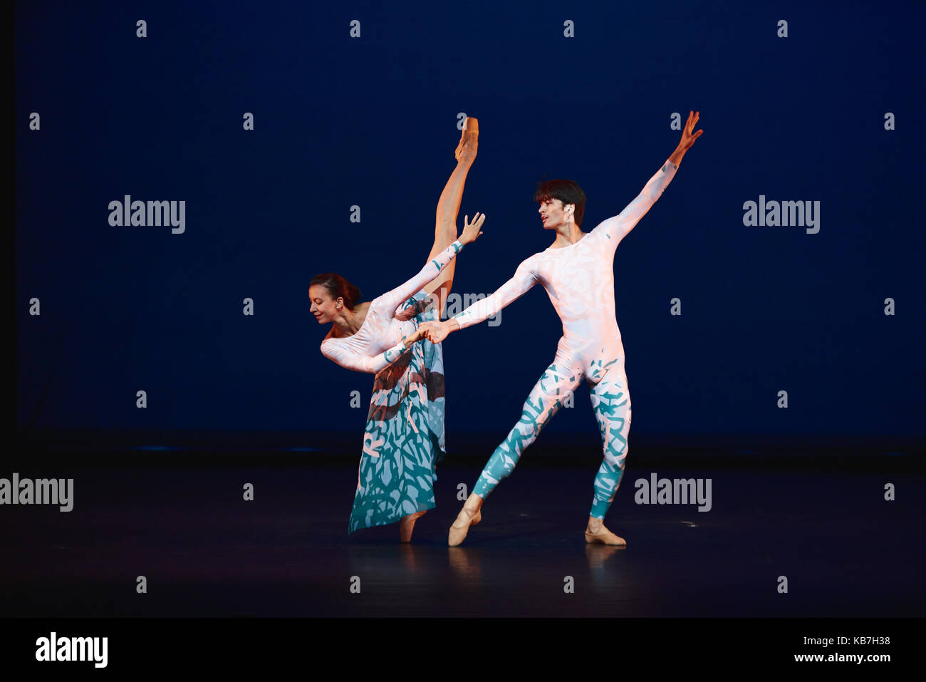 Londres, Royaume-Uni, 26 septembre 2017 - acosta danza présent débuts au Sadler's Wells.© photo danilo moroni Banque D'Images