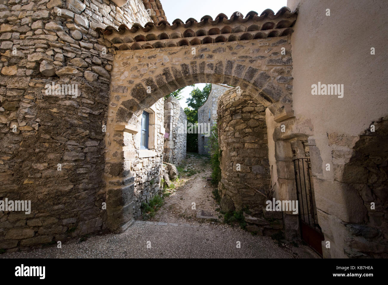 Maison de village à Marsanne Auvergne Rhône-Alpes France Banque D'Images