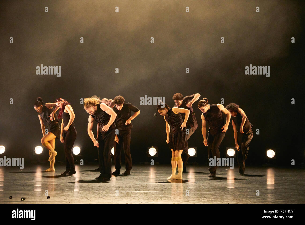 Londres, Royaume-Uni, 26 septembre 2017 - acosta danza présent débuts au Sadler's Wells.© photo danilo moroni Banque D'Images