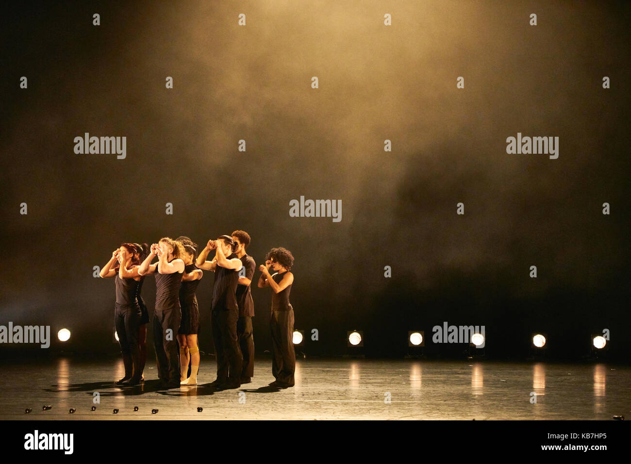 Londres, Royaume-Uni, 26 septembre 2017 - acosta danza présent débuts au Sadler's Wells.© photo danilo moroni Banque D'Images