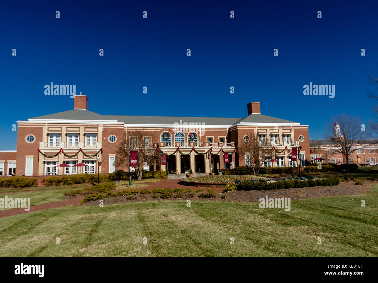 Moseley bâtiment à l'université d'elon elon, en Caroline du Nord. Construit en 1995. Banque D'Images