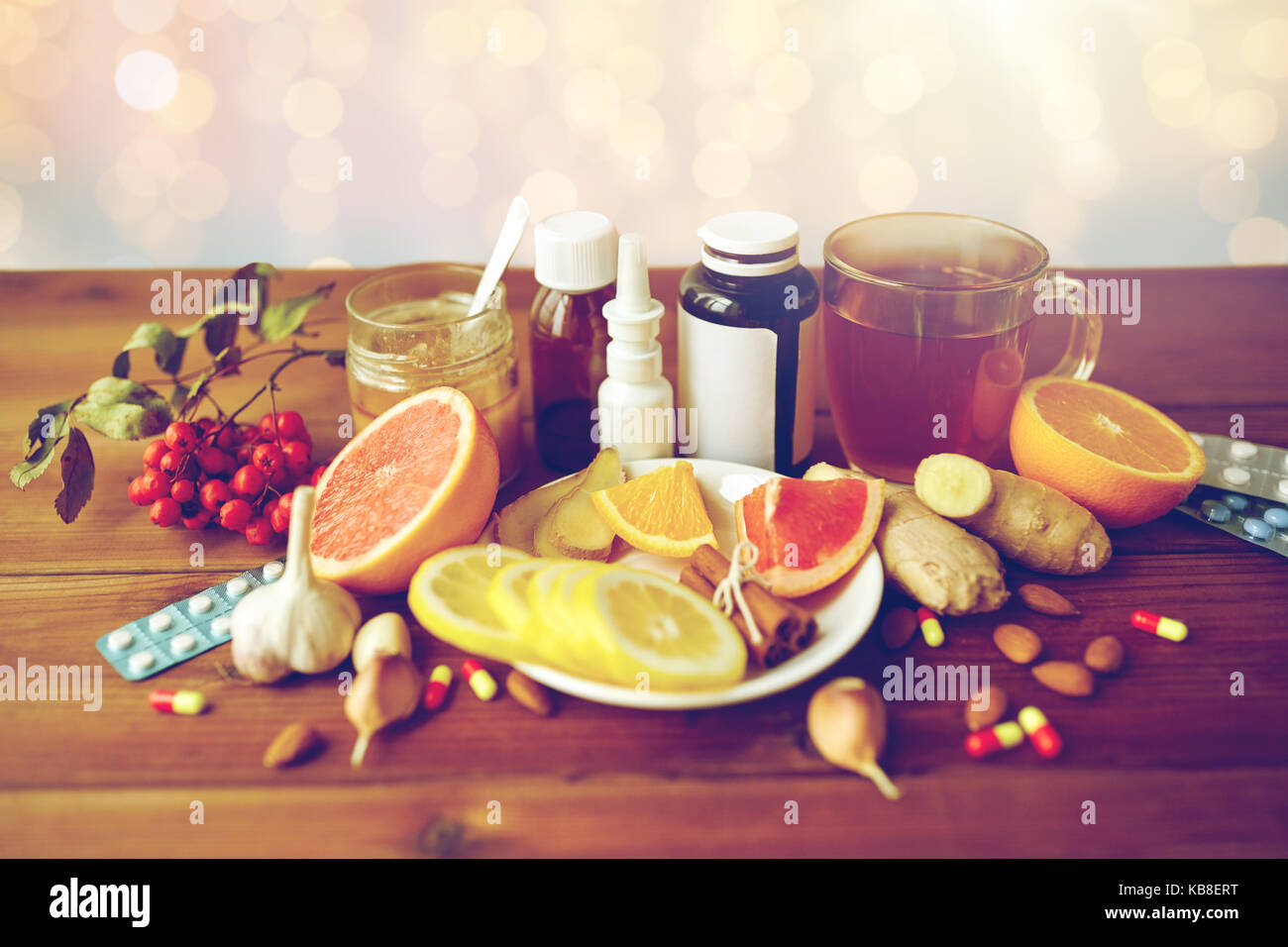 La médecine traditionnelle et les drogues Banque D'Images