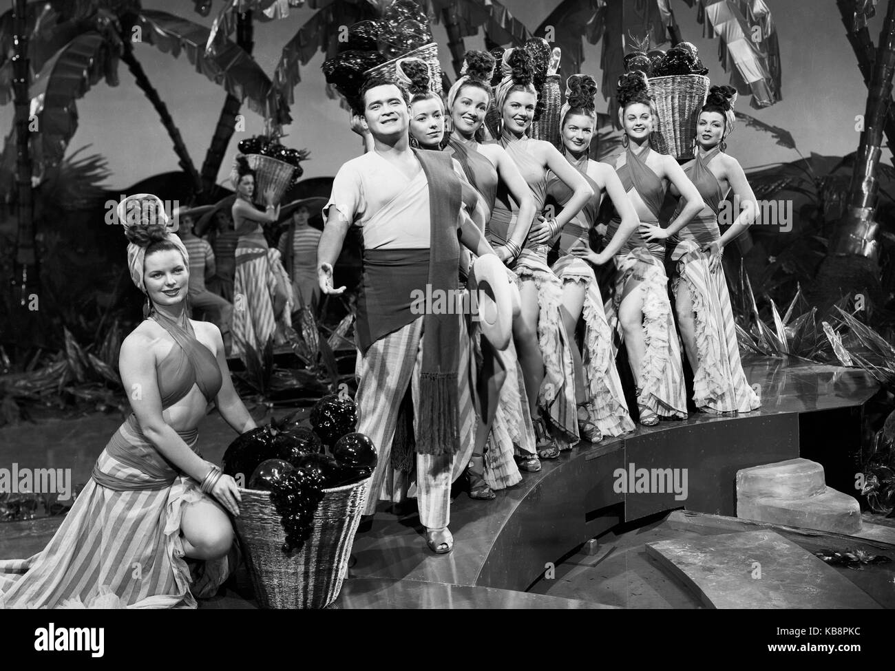 Nuit et jour, alias : Tag und Nacht denk ich dich, un USA 1946, Regie : Michael Curtiz, acteurs : Carlos Ramires und Ballett Banque D'Images
