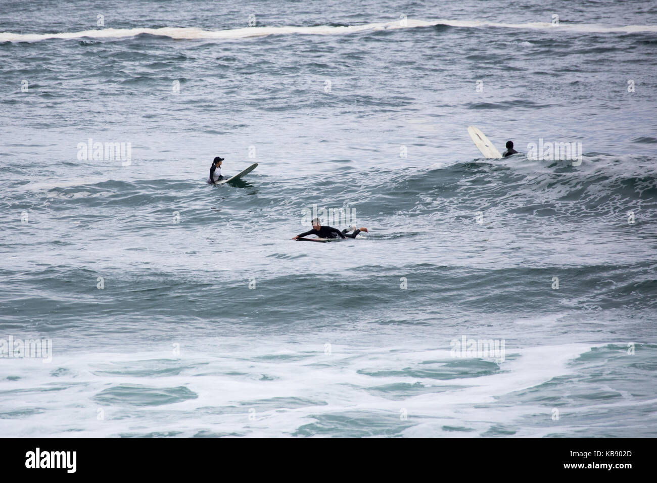 Surf à Sokcho, Corée du Sud Banque D'Images