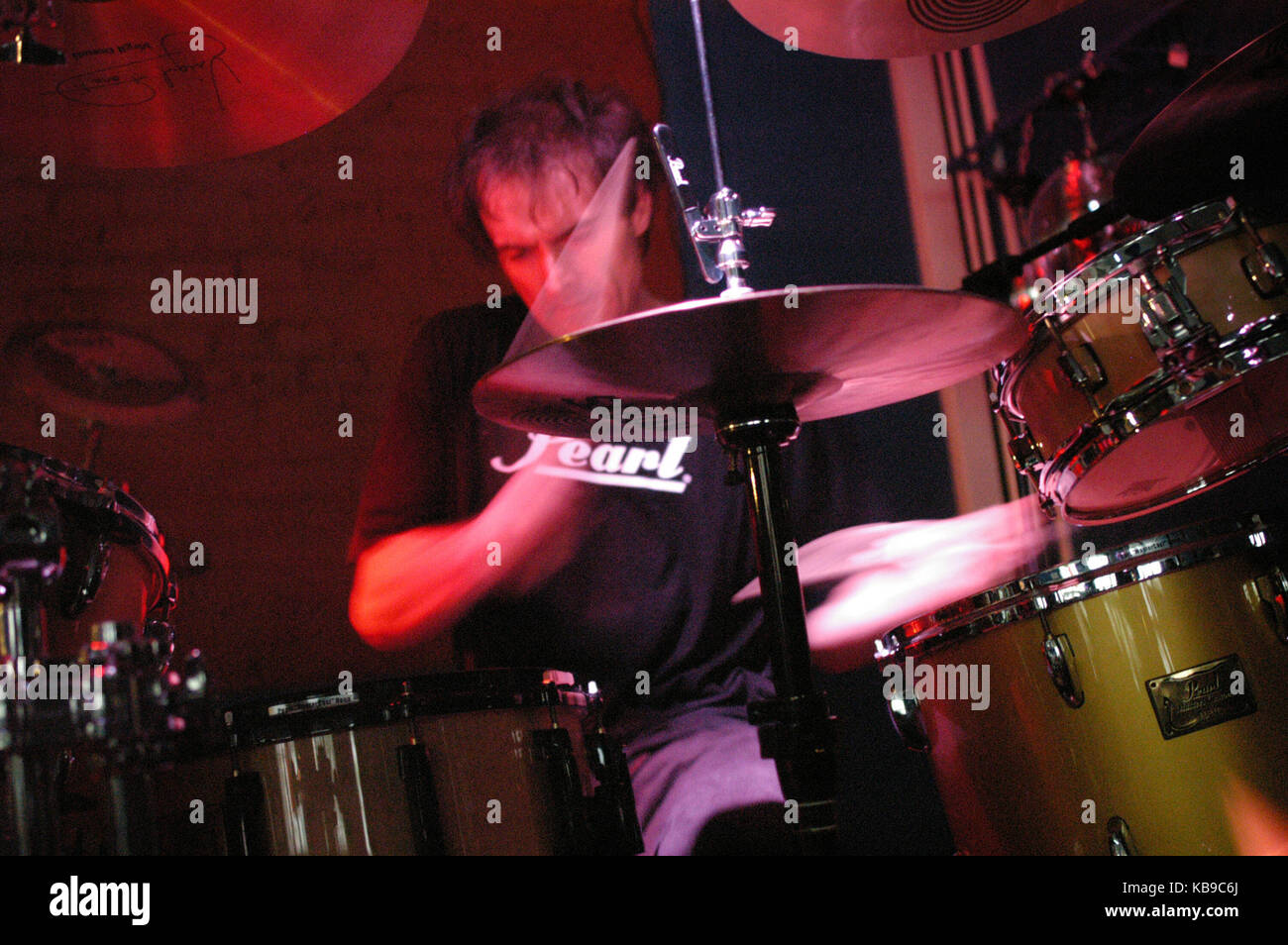 Virgil Donati b. le 22 octobre 1958 à Melbourne Australian musicien et compositeur, virtuose de la percussion, Banque D'Images Virgil Donati b. le 22 octobre 1958 à Melbourne Australian musicien et compositeur, virtuose de la percussion, Banque D'Images