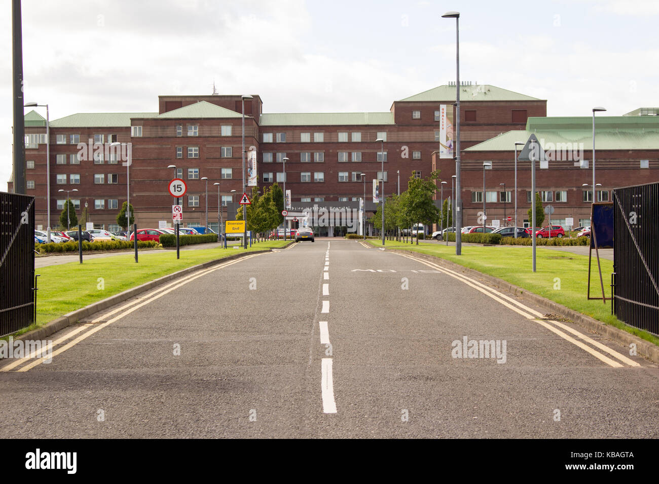 Golden Jubilee National Hospital et l'ouest de l'Écosse Coeur & Lung Centre régional, Clydebank, Écosse, Dalmuir Banque D'Images