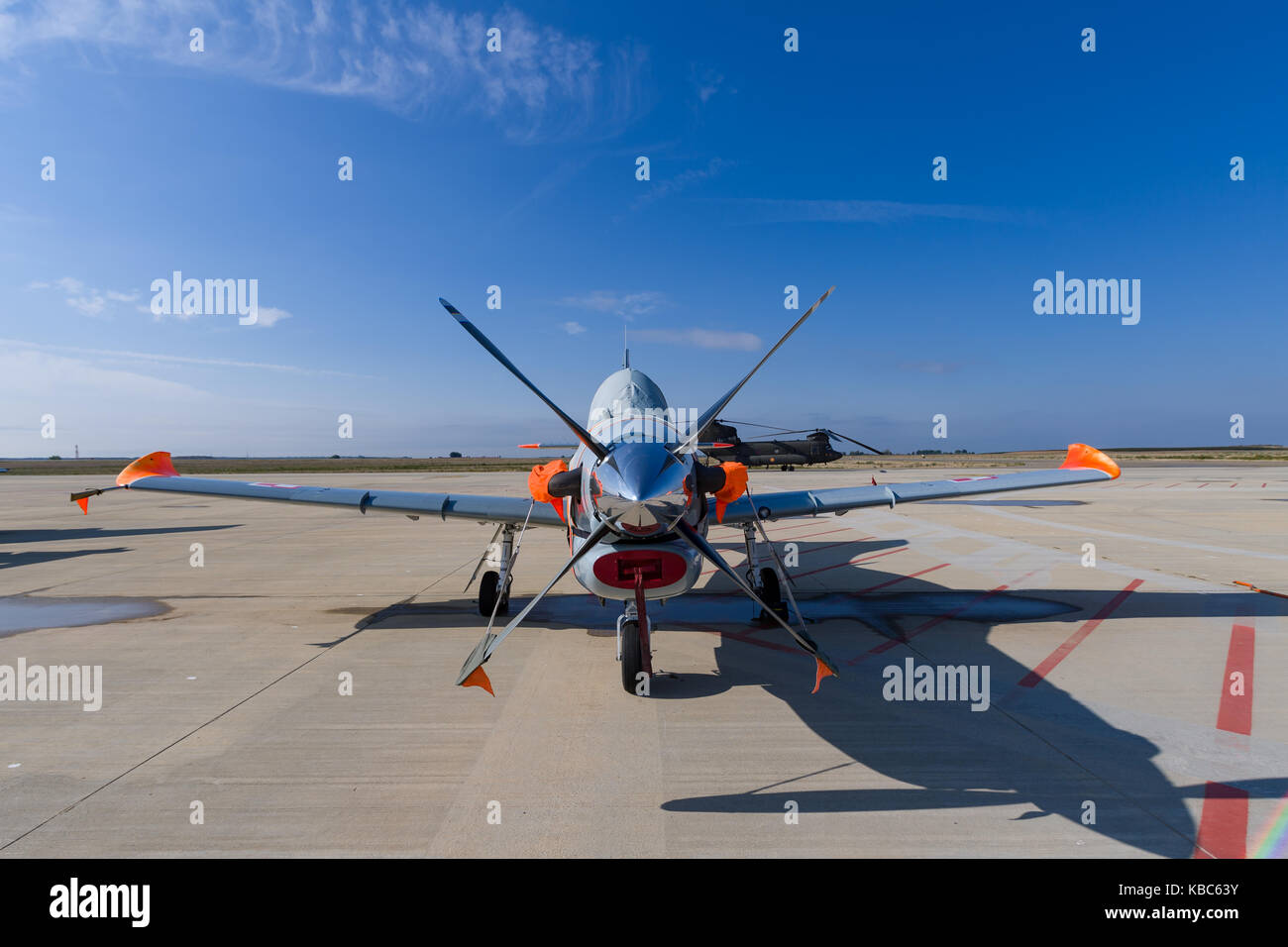 Airshow Festa al Cel, Lleida (Espagne) Barcelone, avion Banque D'Images