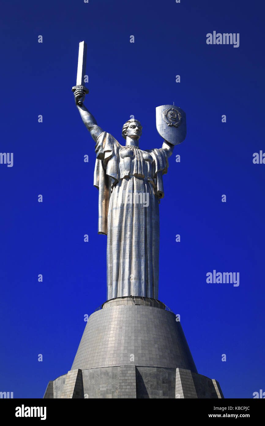 Mère Patrie, Kiev, Ukraine. Les 2 plus grands statue en Europe, la plus grande statue 7 dans le