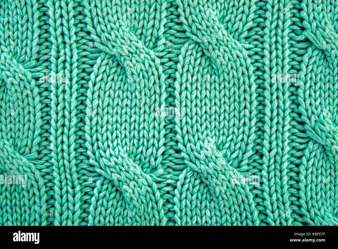 Chandail tricoté vert texture background Banque D'Images