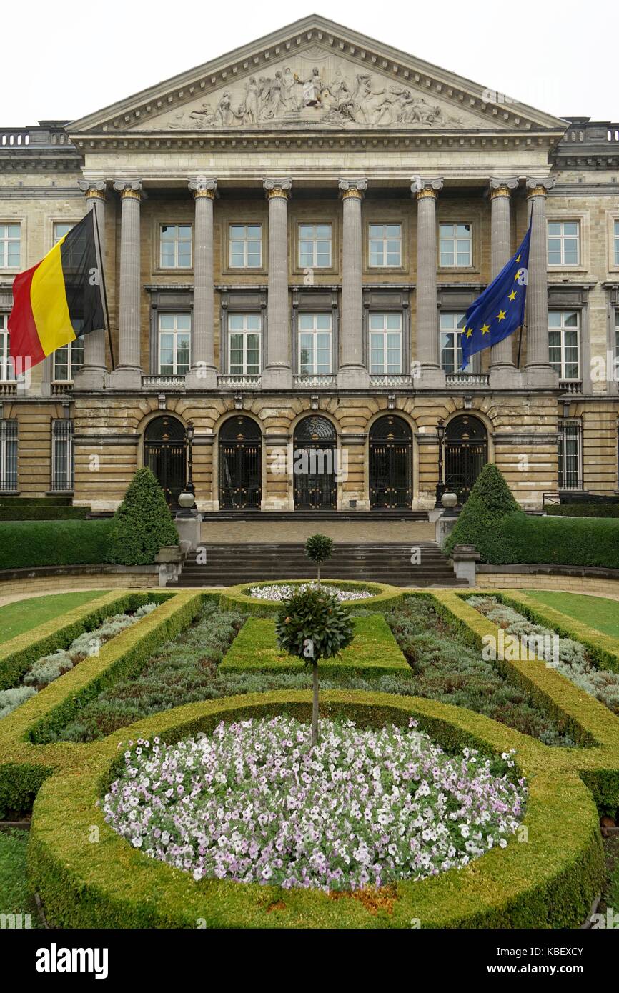Belgique : Palais de la Nation, Bruxelles. Photo de 12. Août 2017. | utilisation dans le monde entier Banque D'Images