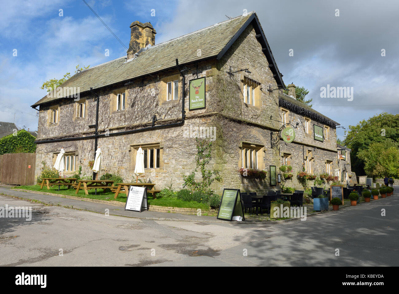 La buck inn, Malham, Yorkshire Dales Banque D'Images