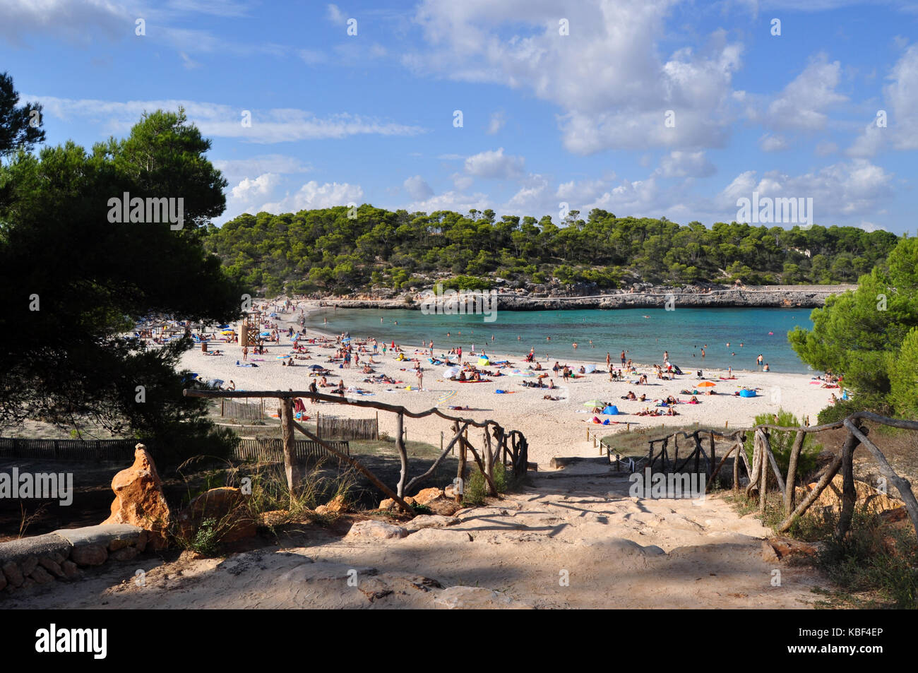 Playa s'amarador sur Majorque Îles Baléares en Espagne Banque D'Images