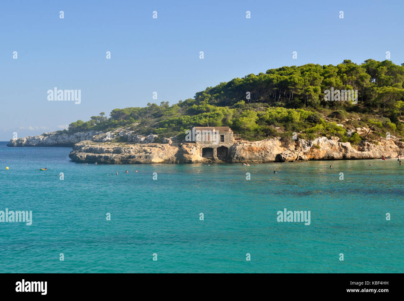 Playa s'amarador sur Majorque Îles Baléares en Espagne Banque D'Images