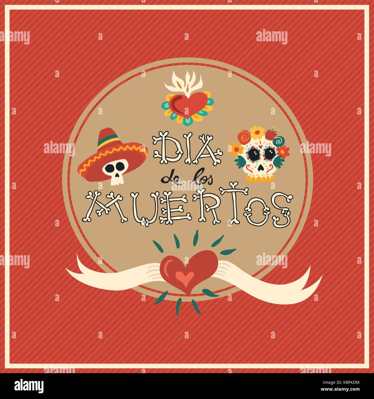 Le Jour des morts crâne en sucre mariachi illustration pour la célébration mexicaine, le Mexique traditionnel décoration squelette avec hand drawn vector eps art.10. Illustration de Vecteur