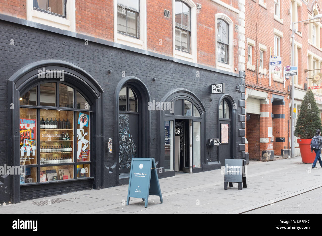 Rough Trade record shop à Nottingham Banque D'Images