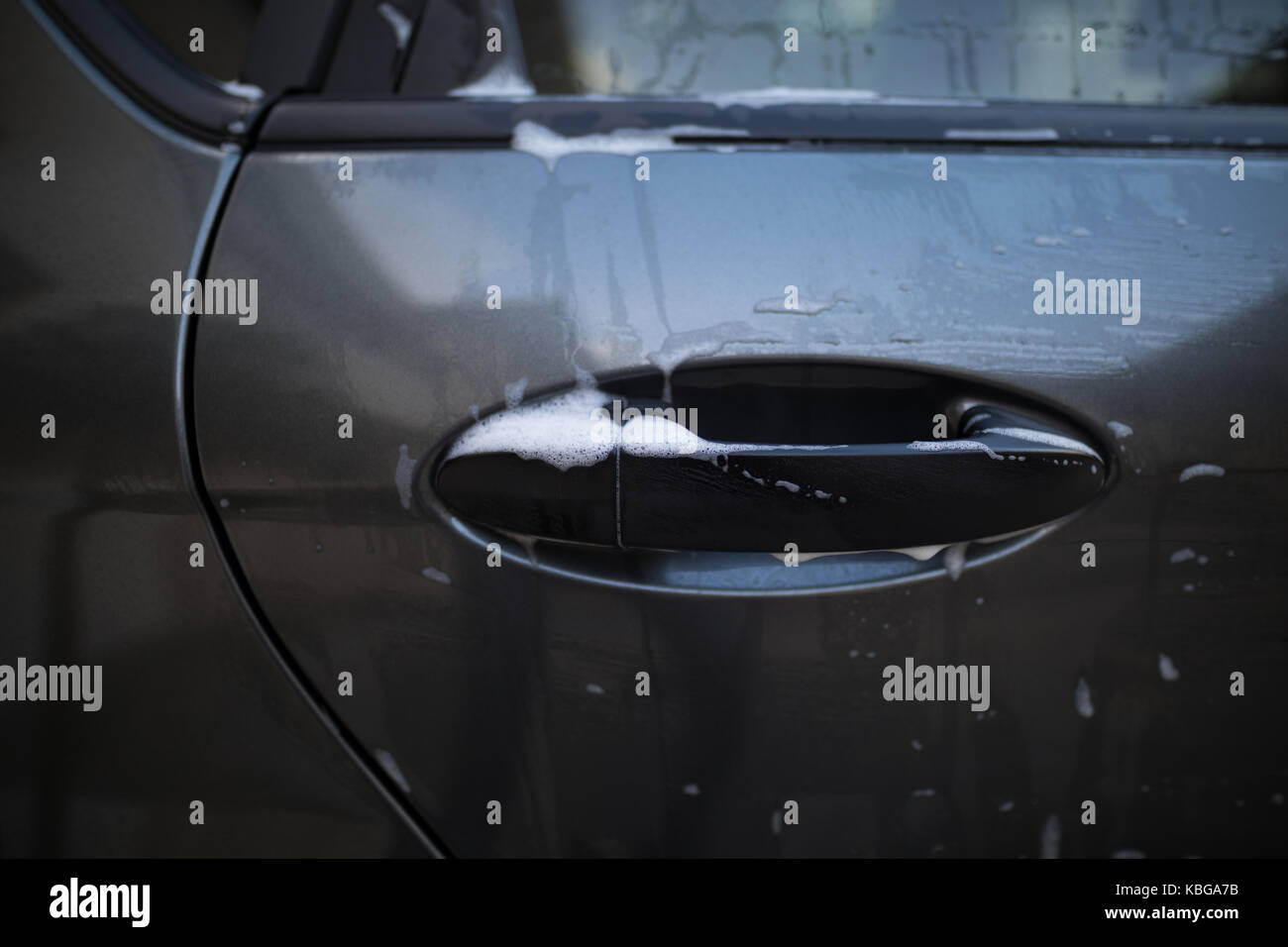 Close-up de voiture moderne exterior Banque D'Images