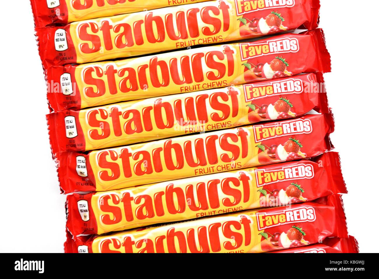 Chews fruits Starburst Banque D'Images