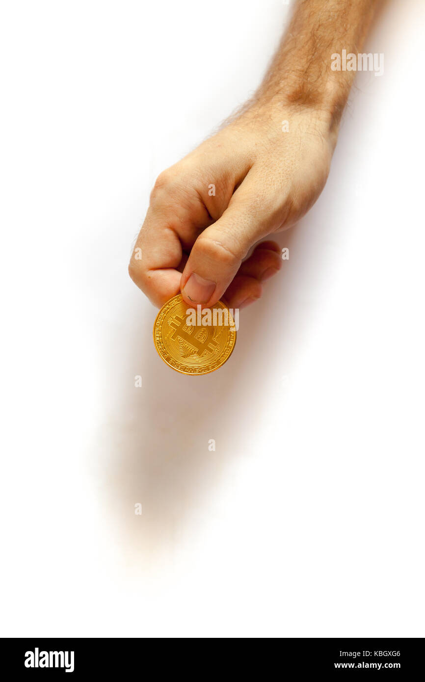 À part les gens Bitcoin Banque D'Images