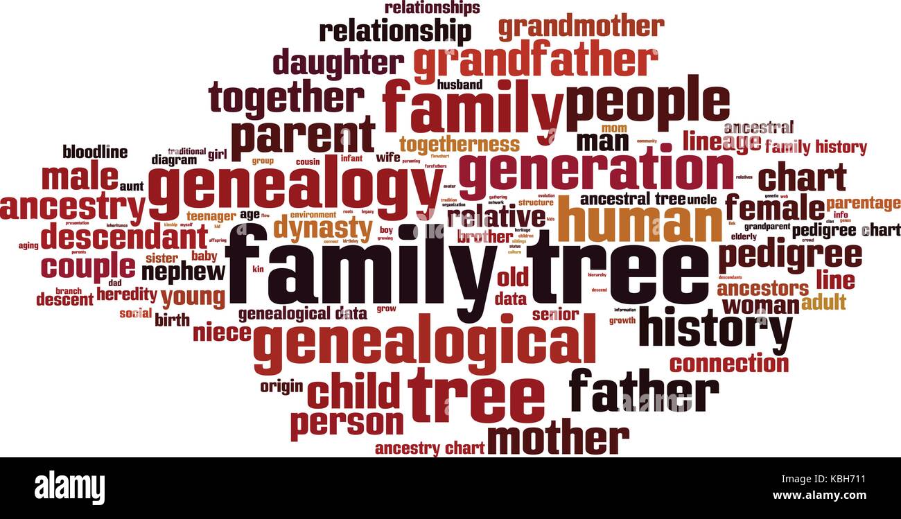 Family tree genealogy illustration Banque d'images vectorielles - Page ...