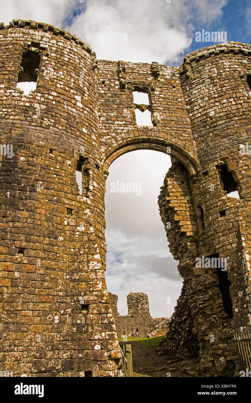 Llanhaden château.10m e d'Havorfordwest, Pembrokeshire, Pays de Galles du sud Banque D'Images