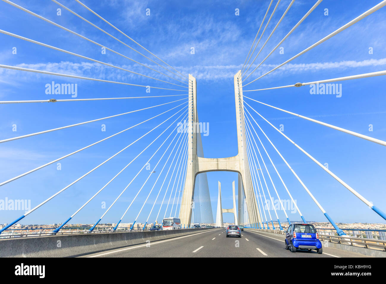 Pont Vasco da Gama Banque D'Images