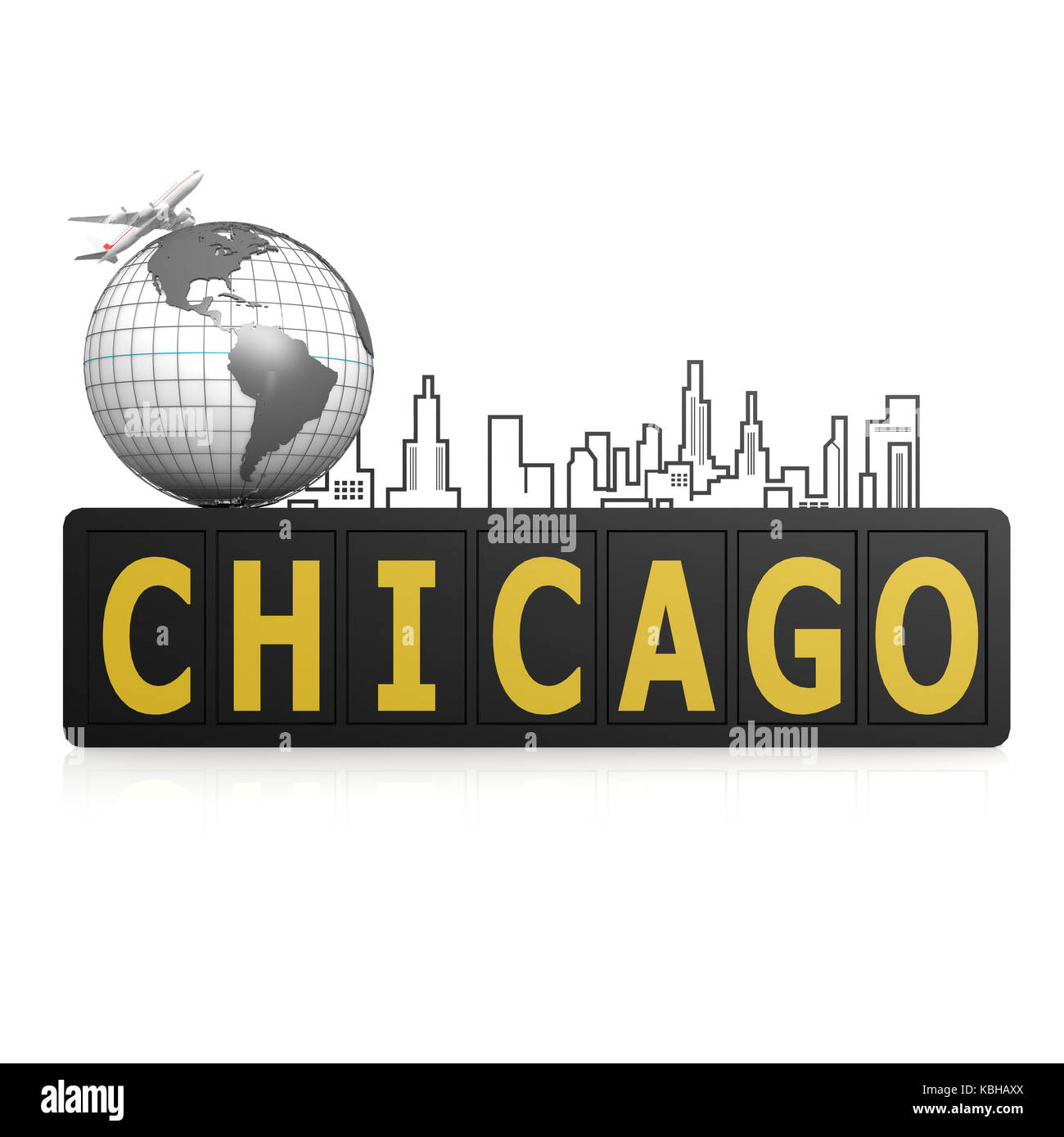 ville de Chicago Banque D'Images