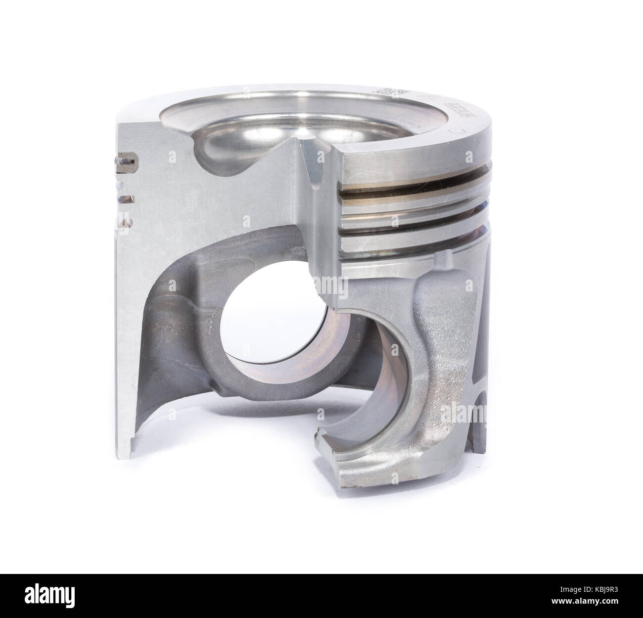 Vue en coupe du piston de l'automobile Banque D'Images