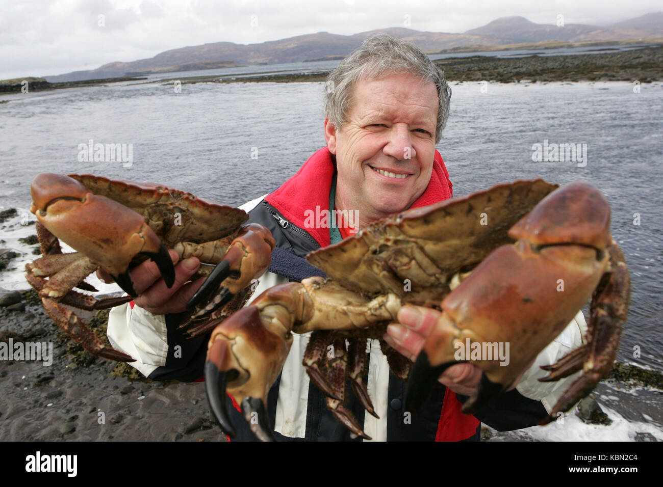La pêche du crabe sur l'île de Skye Banque D'Images