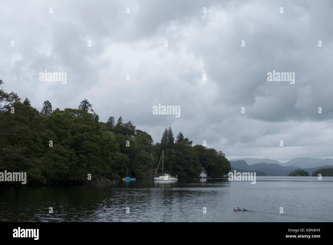 Cumbria,Lake Coniston Banque D'Images