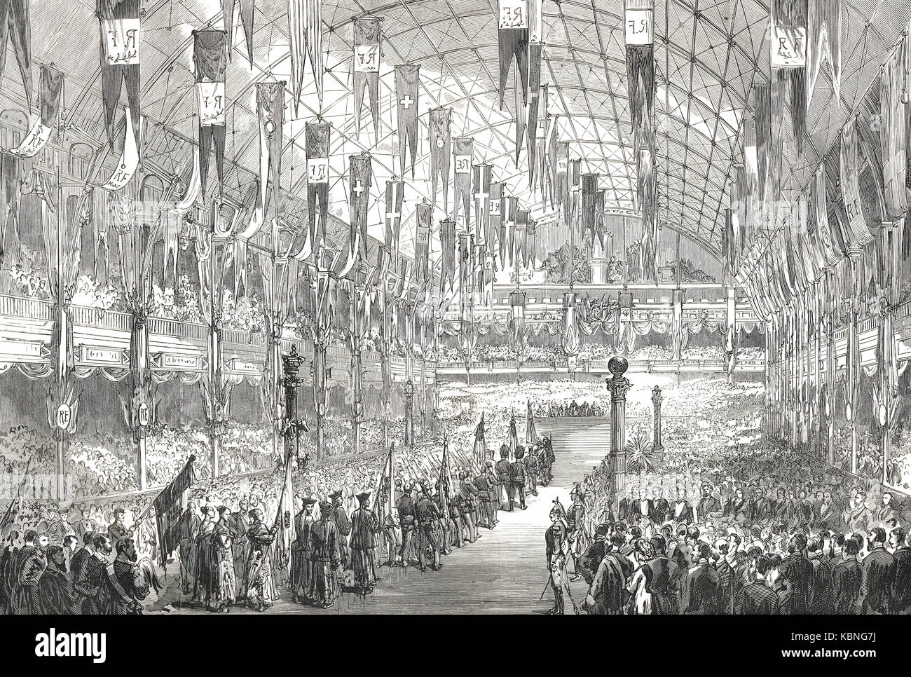 Attribution de prix, exposition de Paris (Exposition Universelle), 1878 Banque D'Images